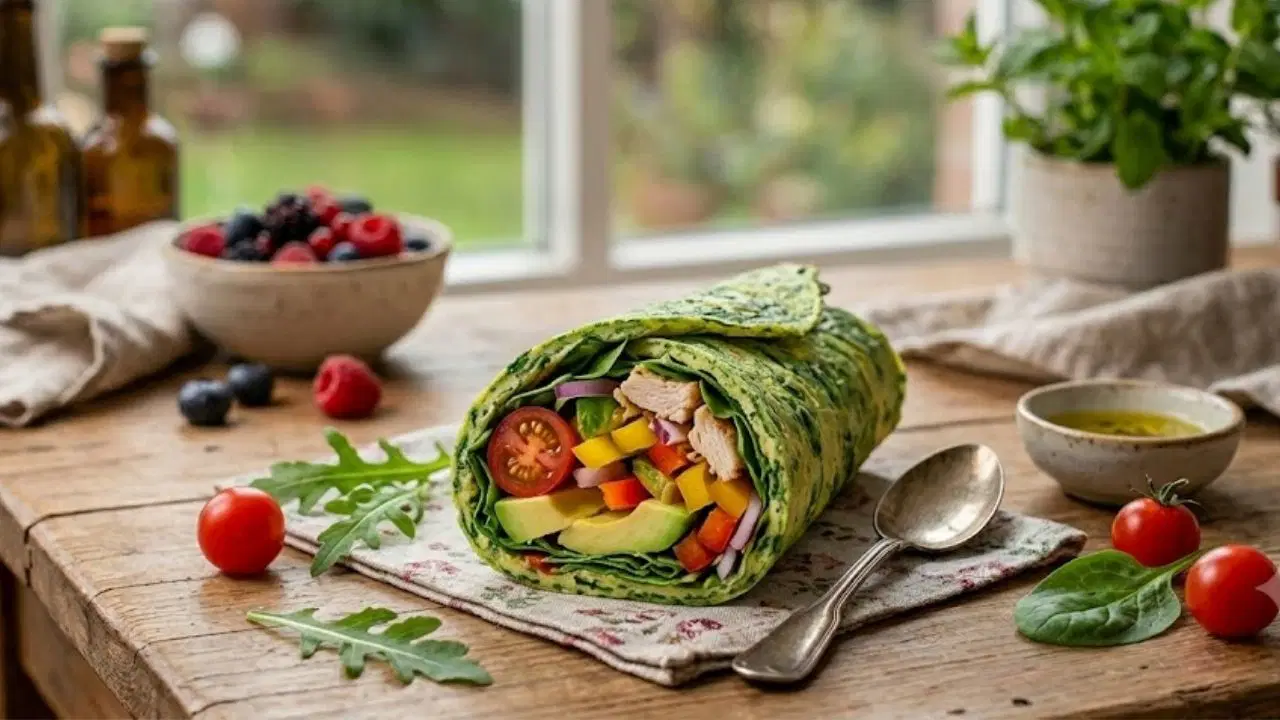 Un yok, lavaş yok: Yüksek proteinli ve rengarenk yeşil yumurta dürüm tarifi...