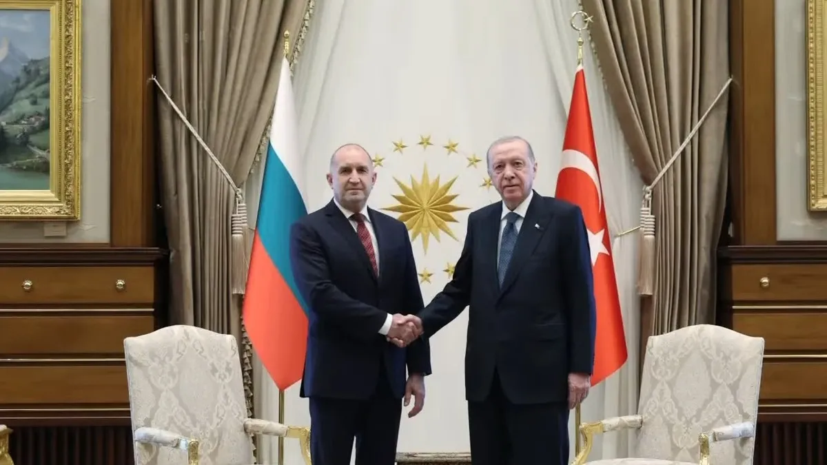 Başkan Erdoğan Külliye'de Bulgaristan Başbakanı Rumen Radev'i kabul etti
