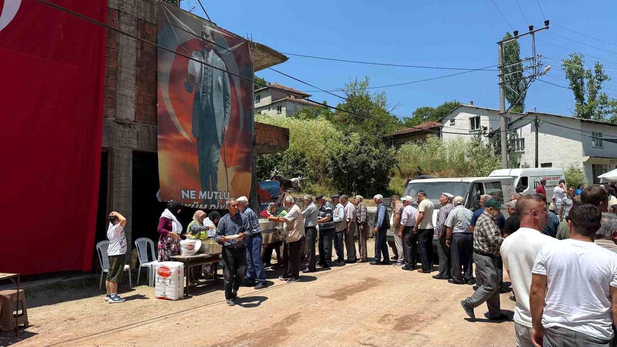 Söğütalan Köyünde hayır yemeği düzenlendi