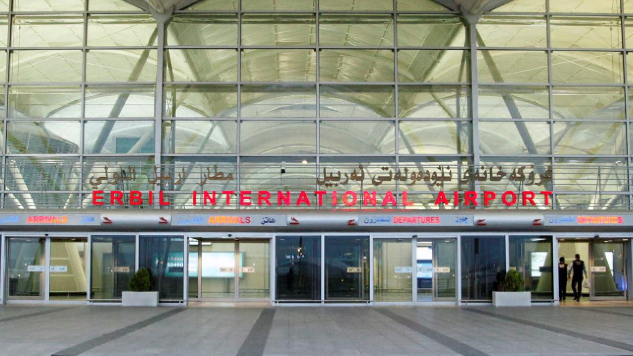 Erbil Havalimanı'nda uçuşlar geçici olarak askıya alındı