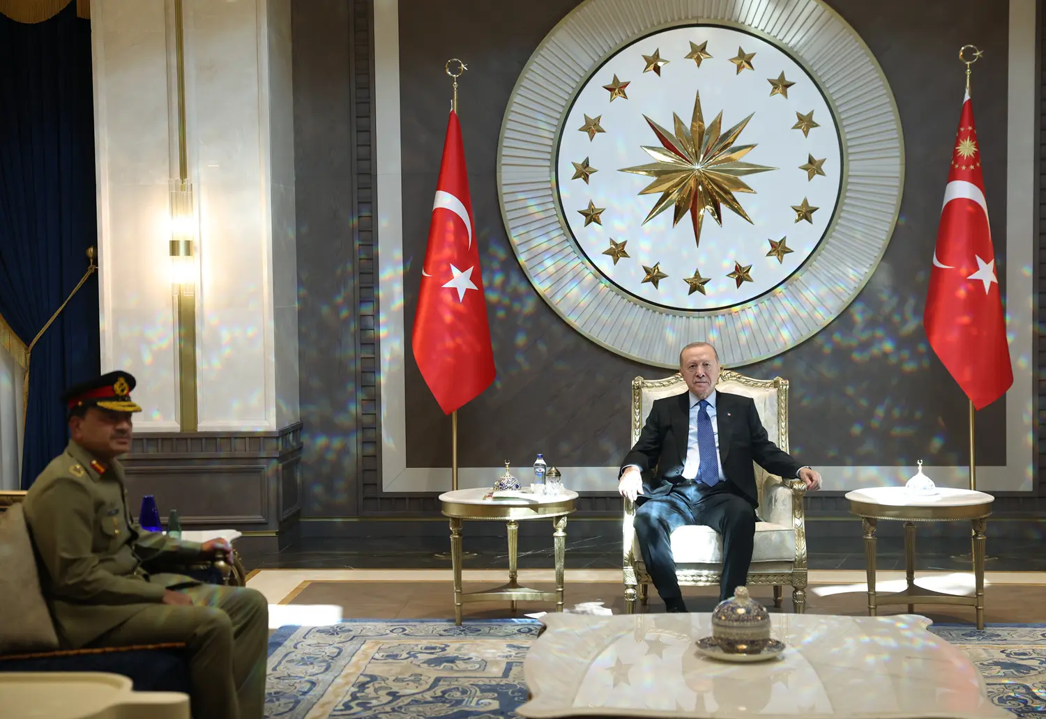 Cumhurbaşkanı Erdoğan, Pakistan Savunma Kuvvetleri Komutanı Munir'i kabul etti