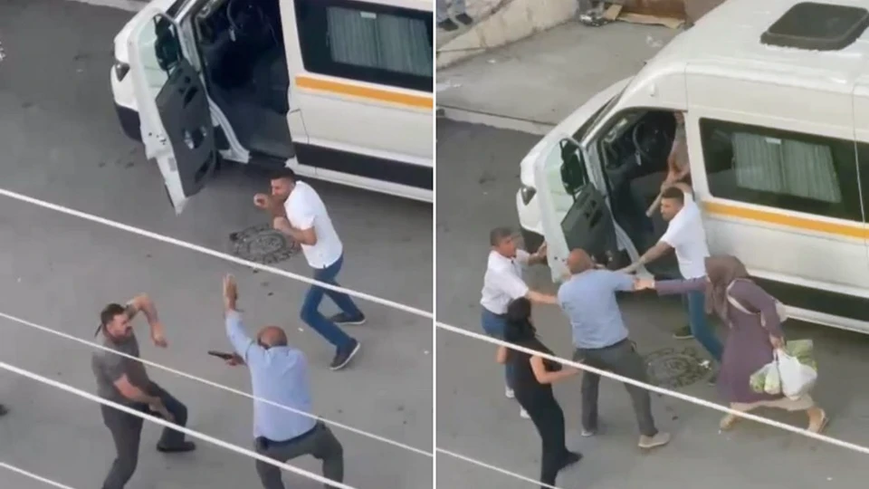 Ankara'da servis şoförü ile vatandaşın silahlı kavgası