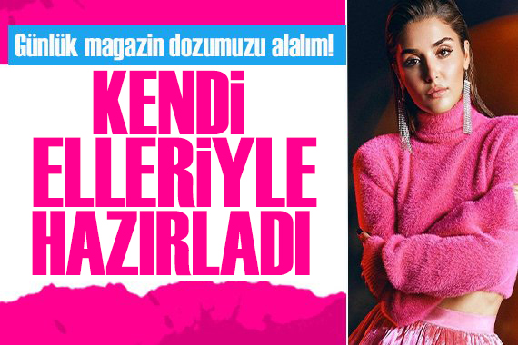 Hande Erçel'in aşure tarifi sosyal medyada büyük ilgi gördü