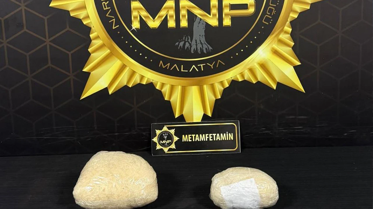 Malatya MAŞTİ’de uyuşturucu operasyonu: 1.7 kilo Metamfetamin ele geçirildi