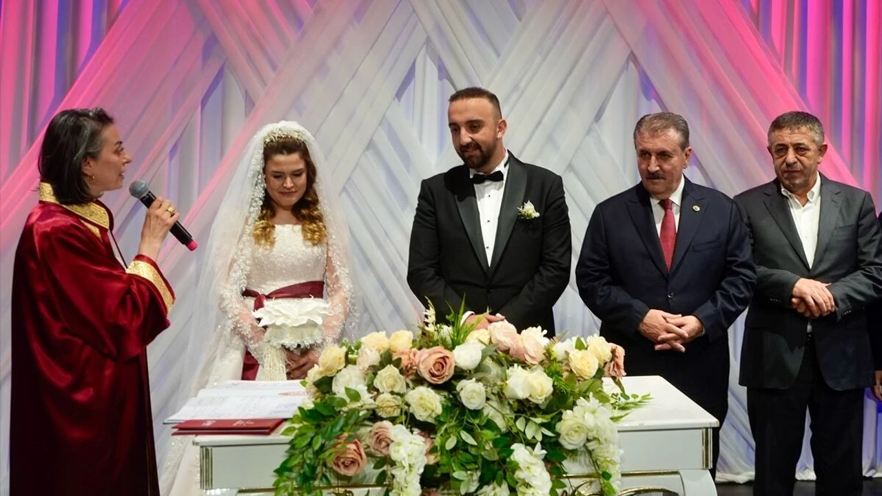 BBP Genel Başkanı Destici nikah şahidi oldu