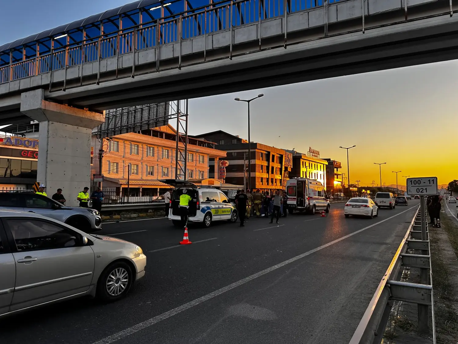 Düzce'de zincirleme kaza! 1 kişi hayatını kaybetti