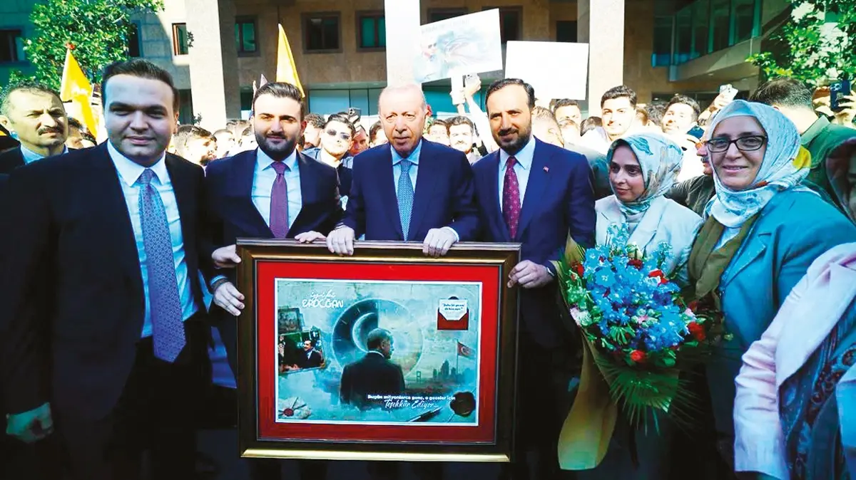 Başkan Erdoğan'a Babalar Günü sürprizi