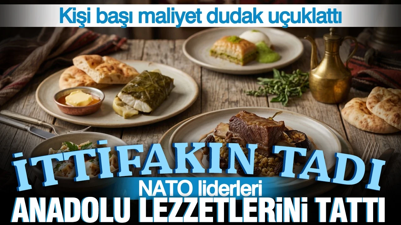 İttifakın tadı: NATO liderleri Anadolu lezzetlerini tattı, kişi başı maliyet dudak uçuklattı