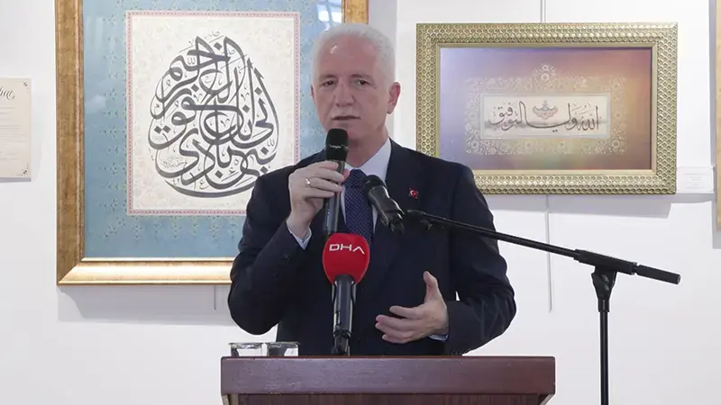 Vali Gül, 'İFTİHAR' Tezhip Sergisi'ne katıldı