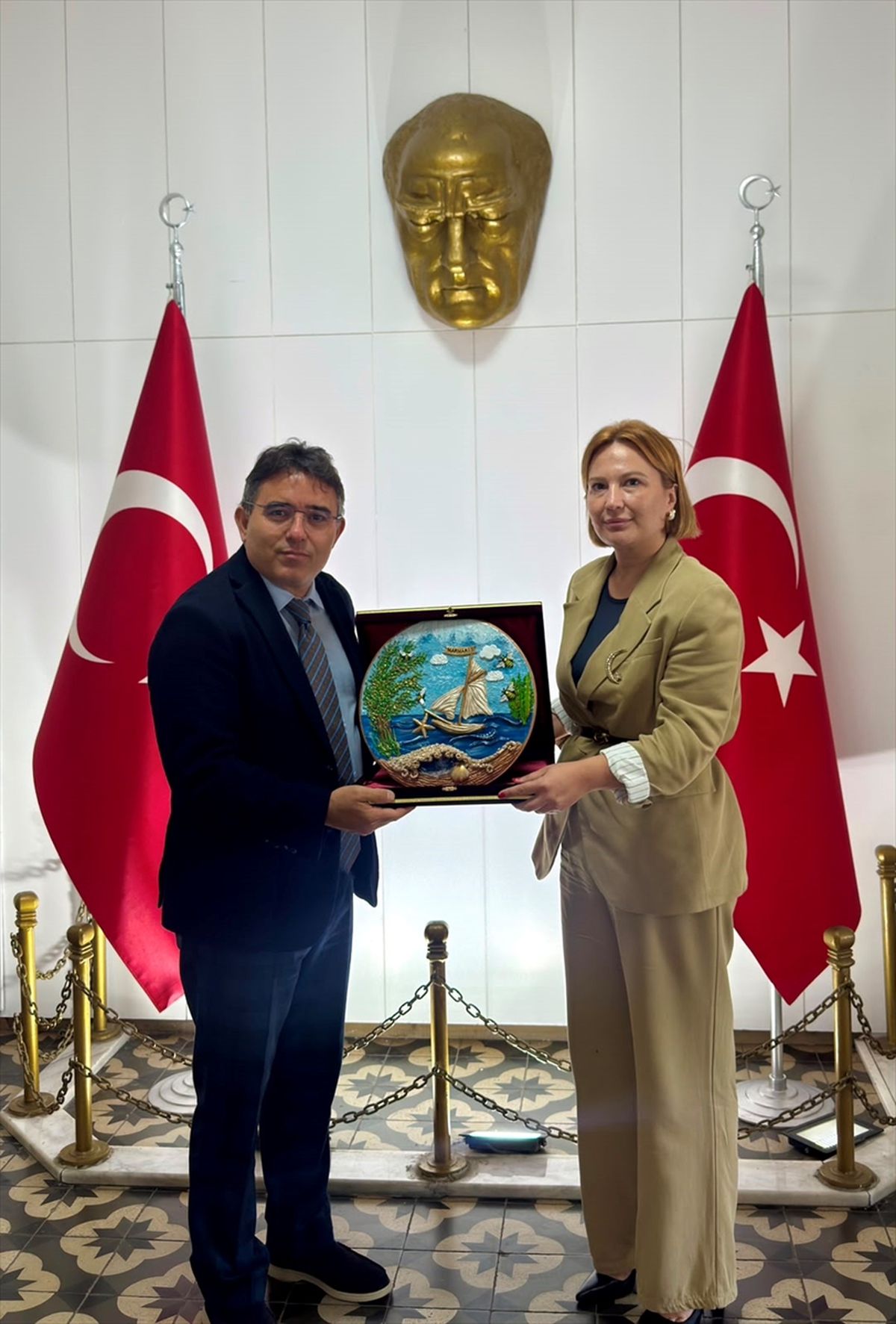 Başsavcı Yörük'ten Kaymakam Kaya'ya veda ziyareti