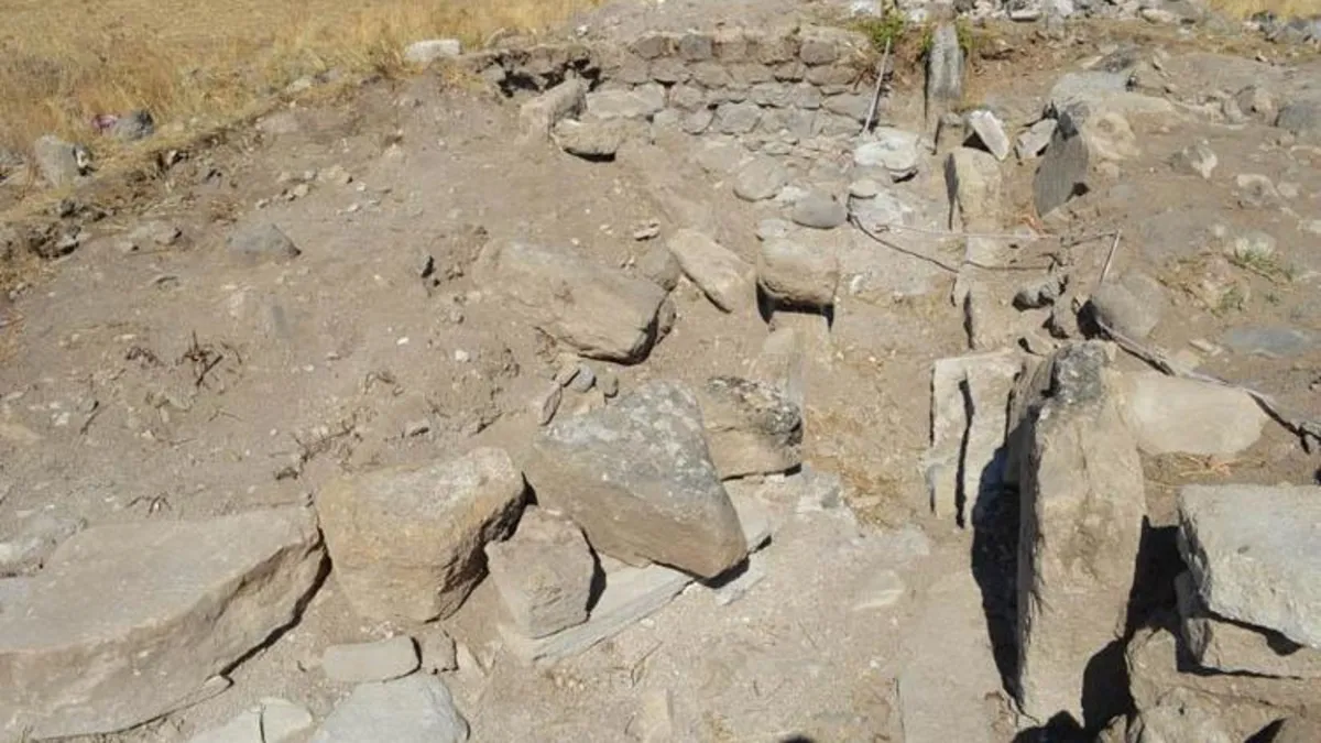 Kiraz fidanı dikerken 1700 yıllık hazine buldu! 84 metrekarelik şaheser...