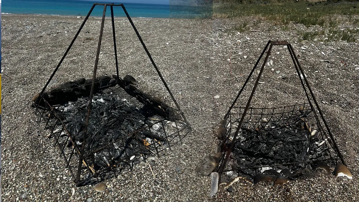 Vicdansızlık pes dedirtti: Caretta caretta yuvasının üzerinde mangal ateşi yaktılar