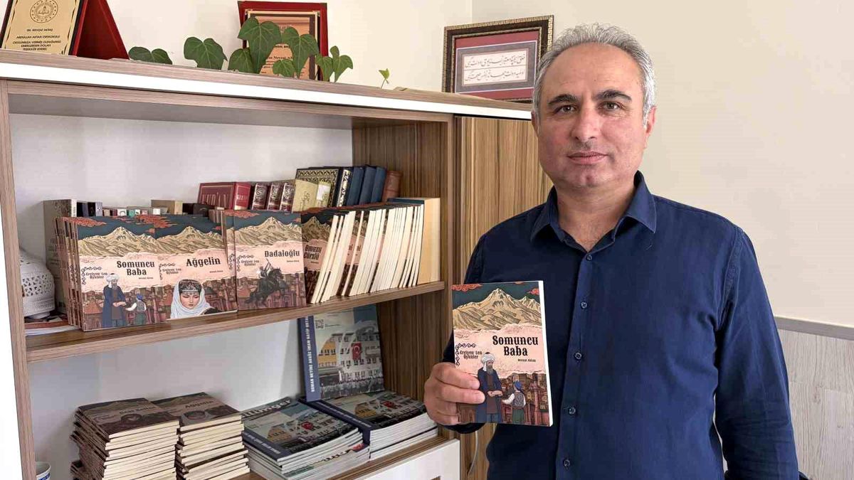 Kayserili yazar Erciyes Dağı'nın karakteristik yapısını kitaba döktü