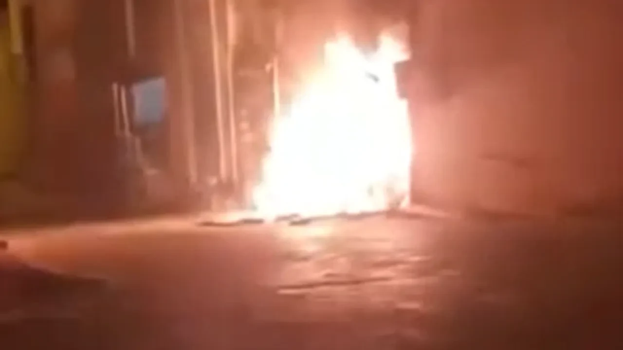 Korku dolu anlar! Otelde çıkan yangın şiddetli patlamaya neden oldu