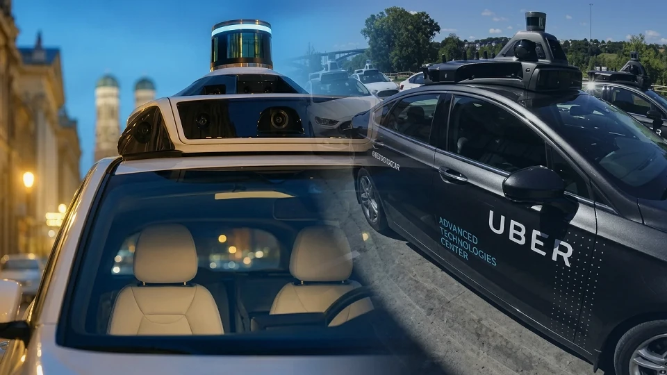 Uber robotaksi dönemi başlıyor: Münih sokaklarında yapay zekalı sürücüler
