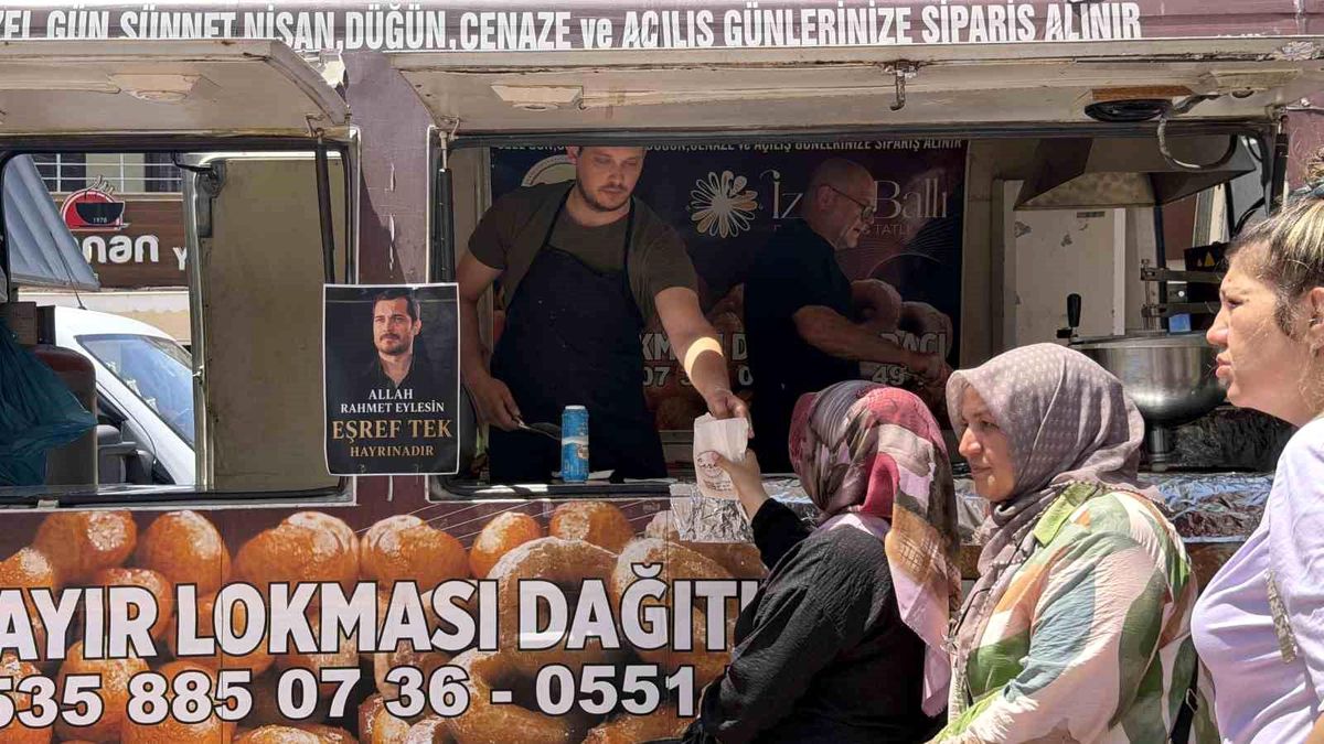 Dizide ölen karakter için lokma döktürdüler