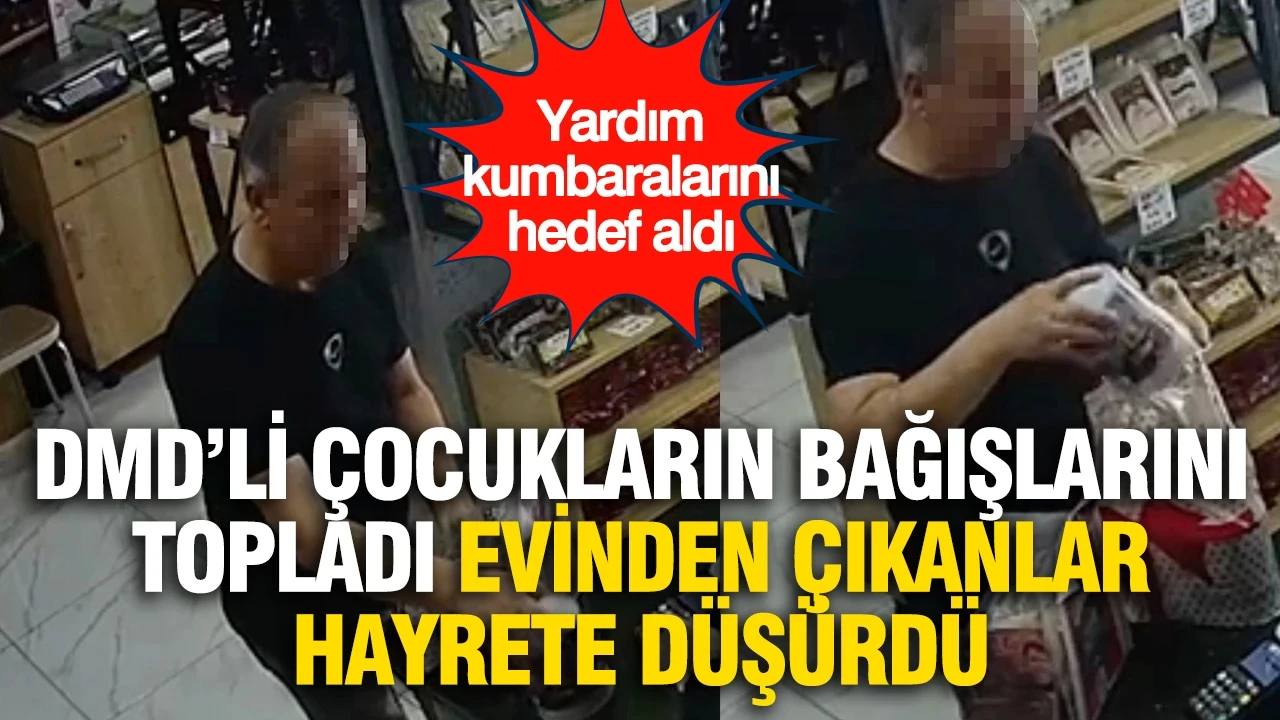 DMD'li çocukların bağışlarını topladı, evinden çıkanlar şaşkına çevirdi