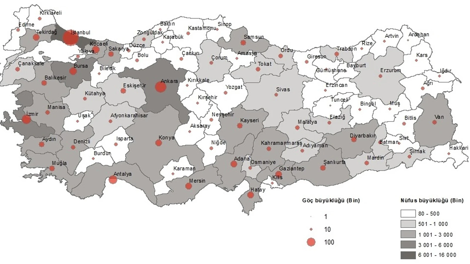 2025 yılı iller arası göç istatistikleri açıklandı: Zirve şaşırtmadı