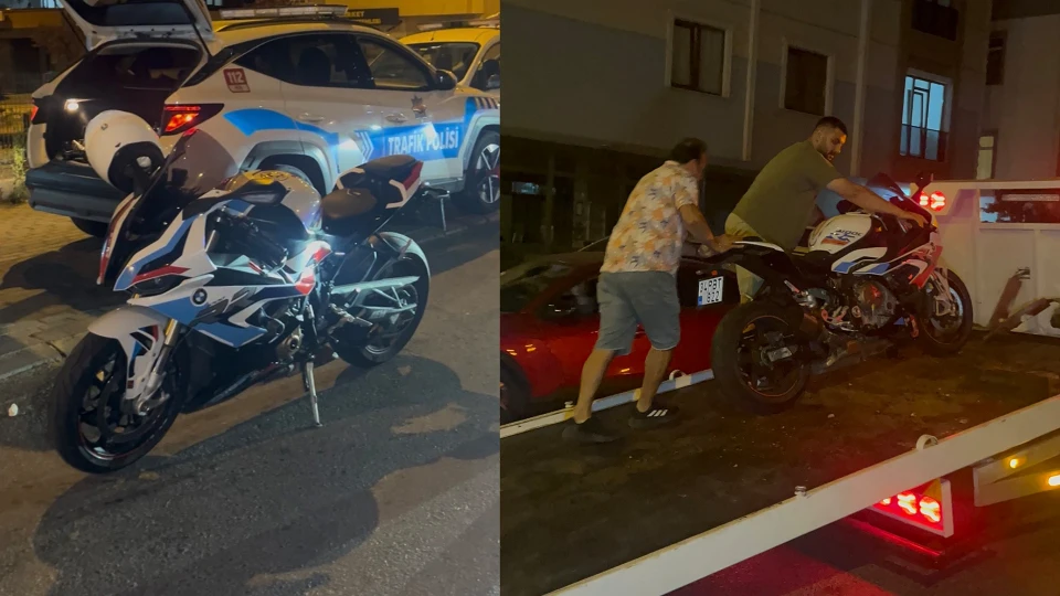Polisin gözü önünde bunu yaptı, saniyeler sonra neye uğradığını şaşırdı! Ne ehliyeti kaldı ne motosikleti
