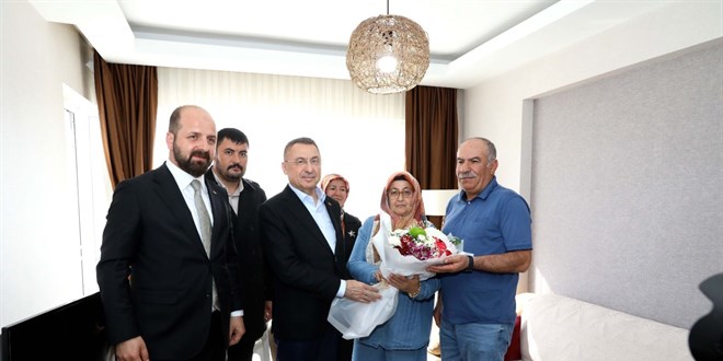 Fuat Oktay, Babalar Günü'nde gazileri ve şehit yakınlarını ziyaret etti
