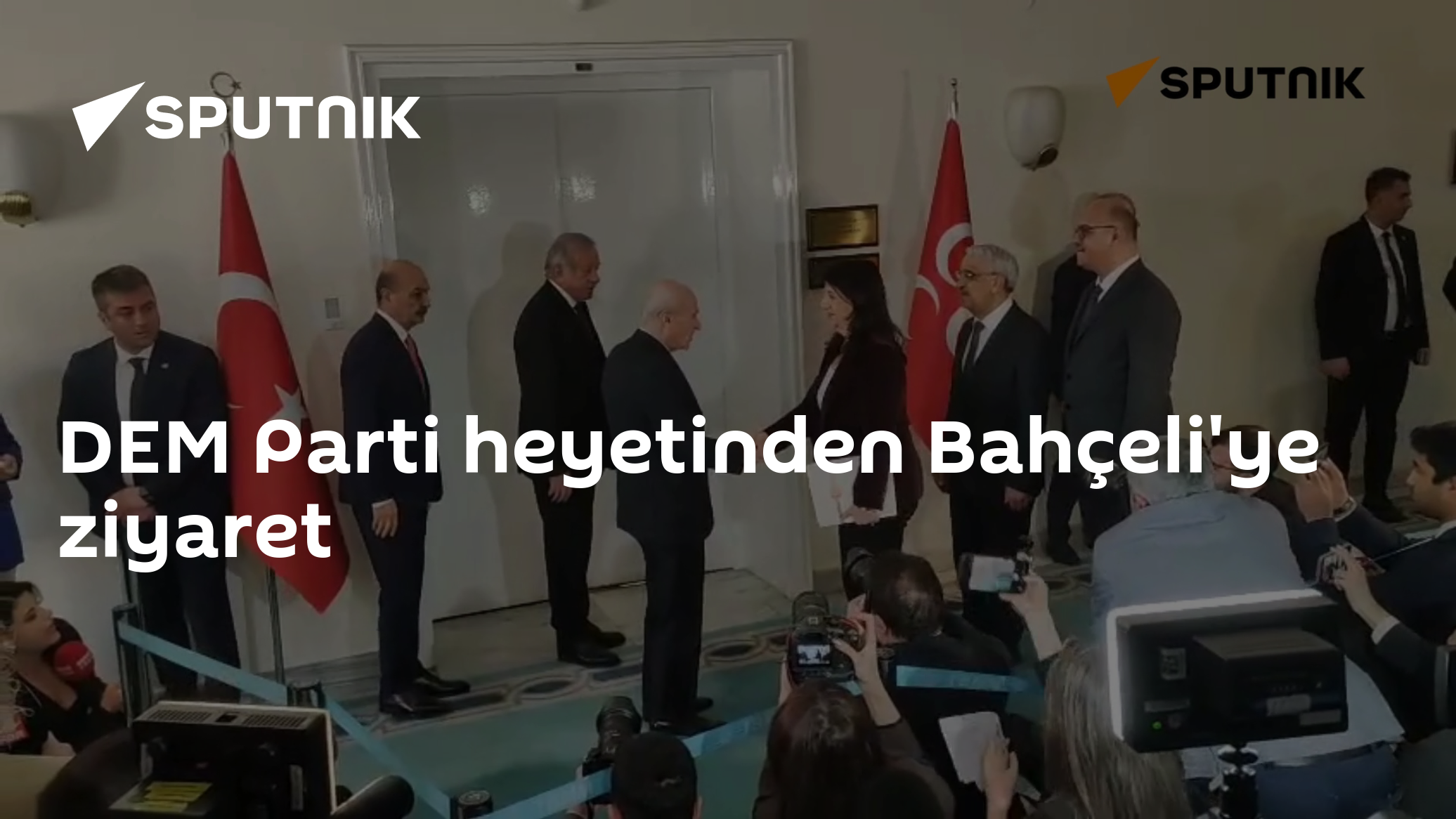 DEM Parti heyetinden Bahçeli'ye ziyaret