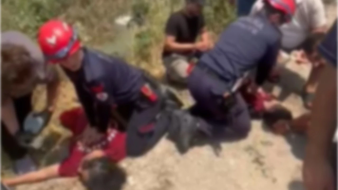 Kanala uçan araçtaki kadınların kalbi durdu