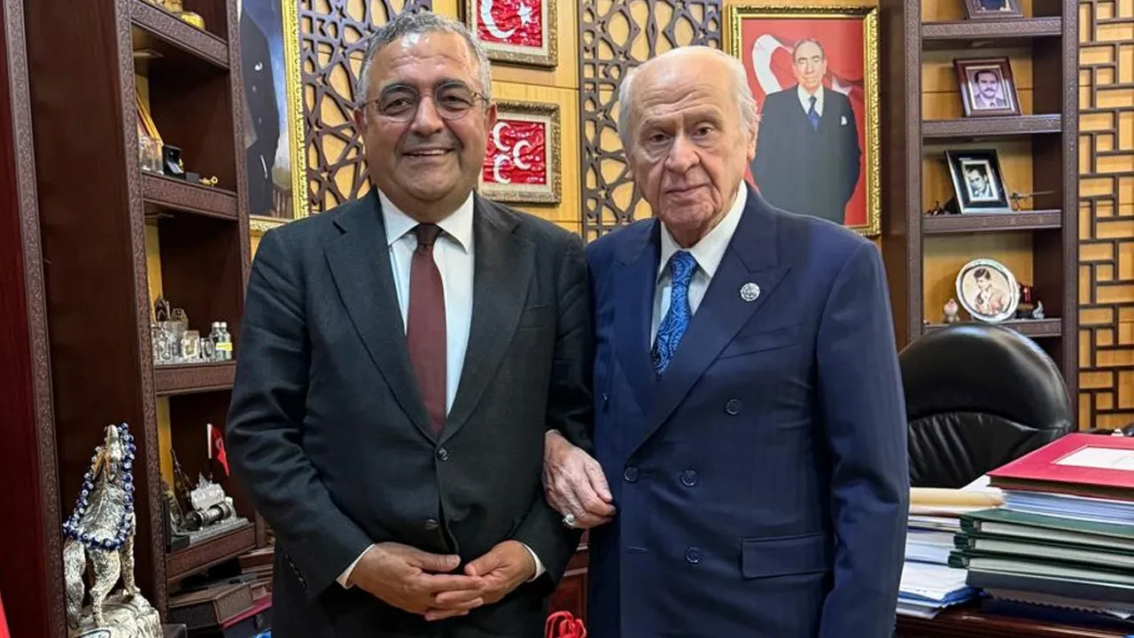 CHP Milletvekili Sezgin Tanrıkulu Devlet Bahçeli'yi ziyaret etti