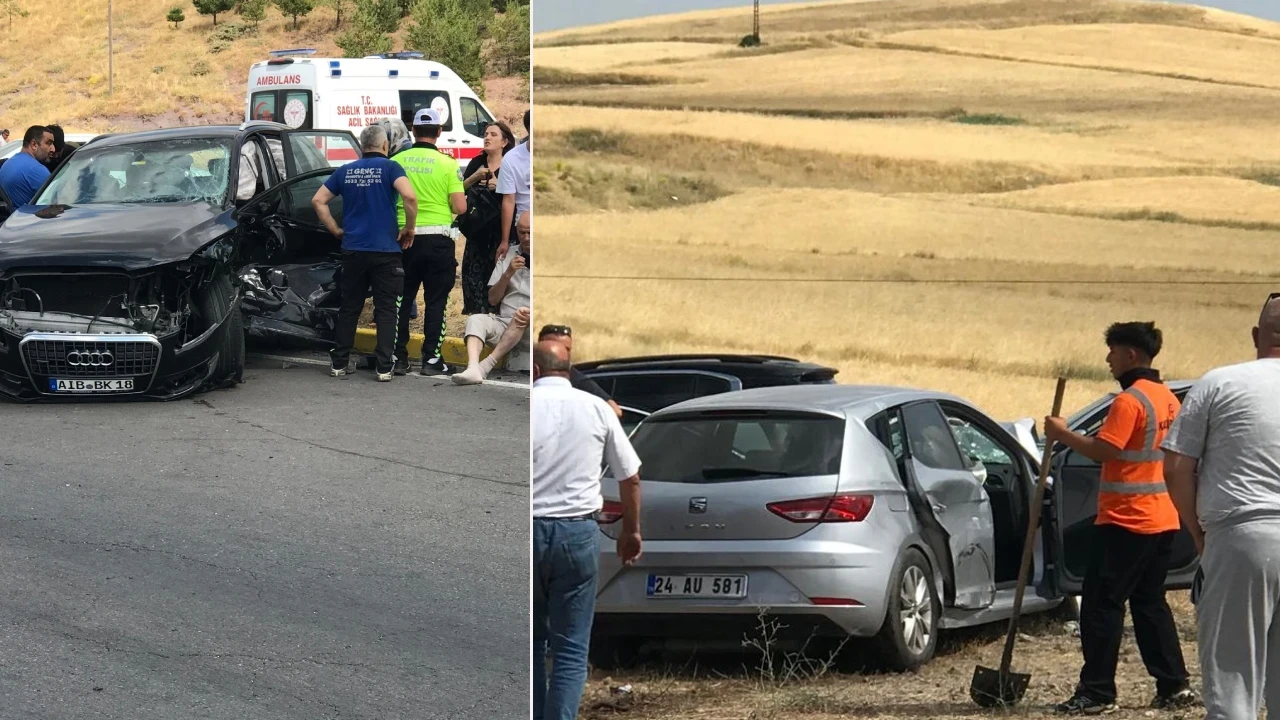 Korkunç kaza! Otomobiller çarpıştı: Ölü ve yaralılar var