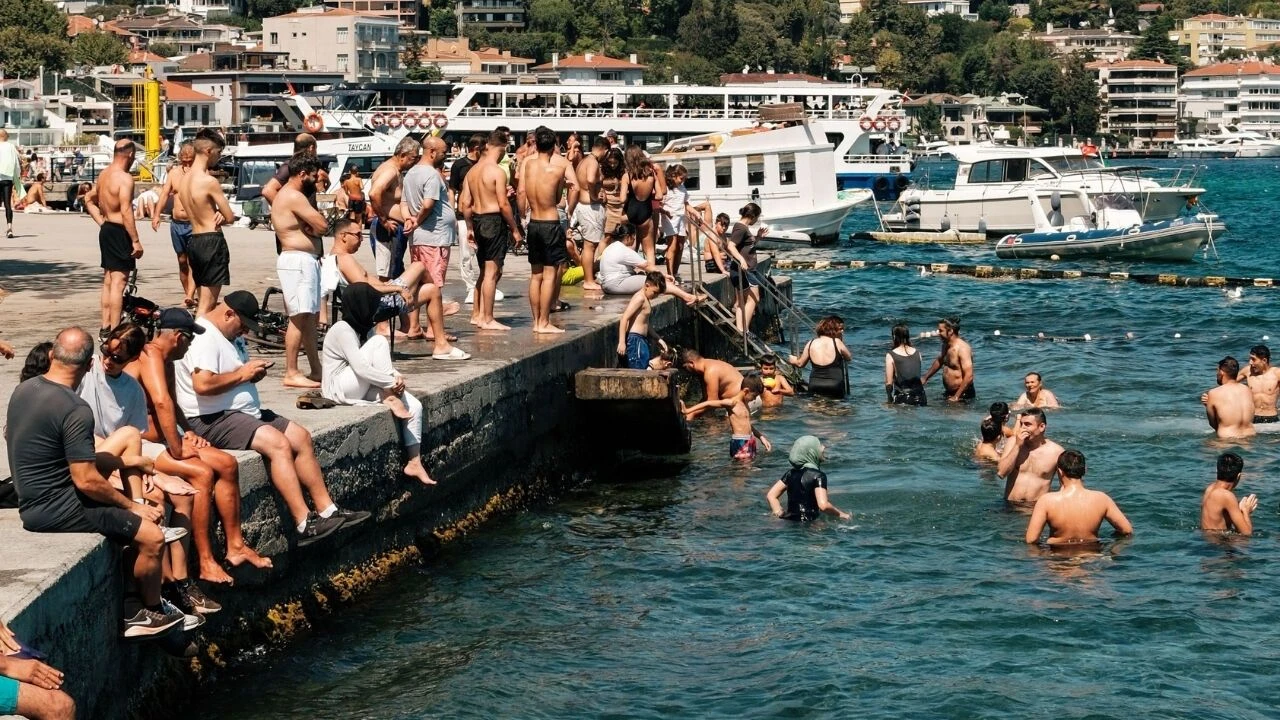 İstanbul'da kavurucu sıcağa poyraz freni