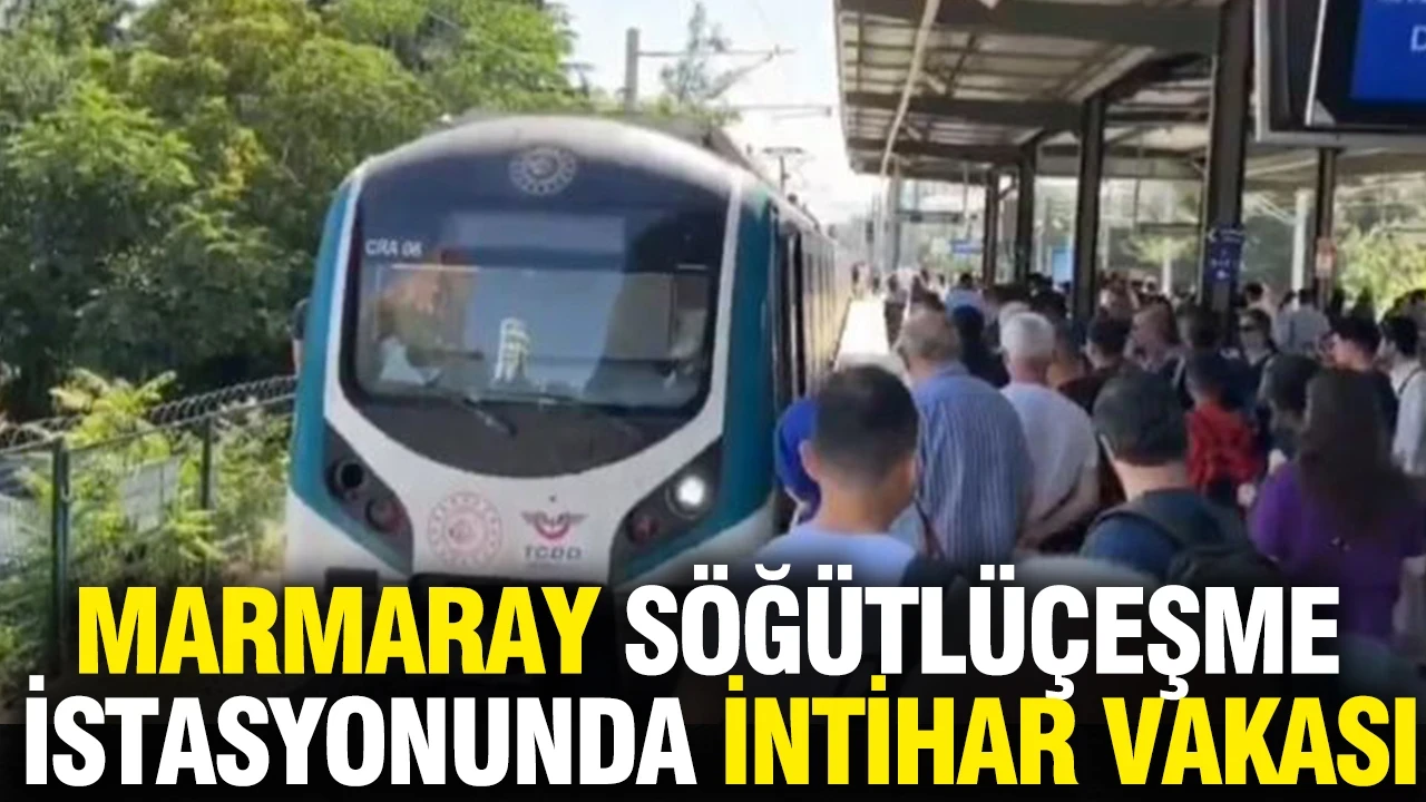 Marmaray Söğütlüçeşme istasyonunda intihar vakası