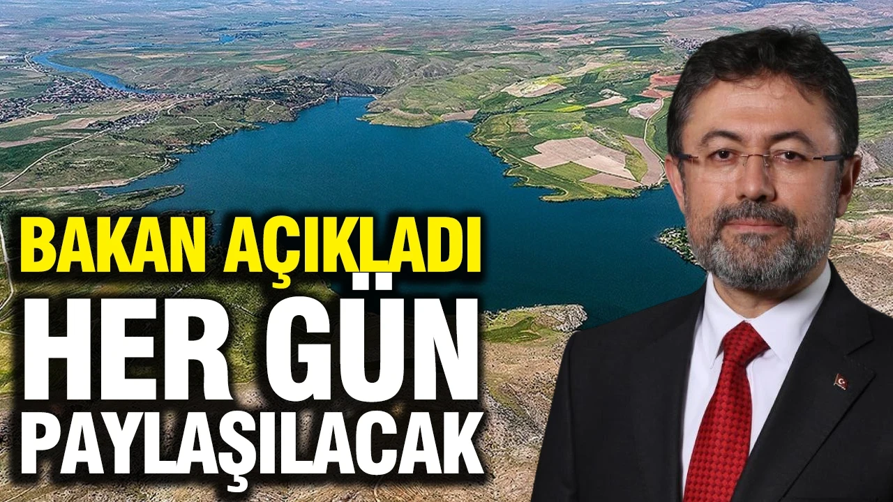 Tarım ve Orman Bakanı İbrahim Yumaklı açıkladı: Baraj doluluk oranlarını her gün paylaşılacak