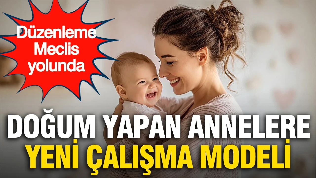 Çalışan anneler için yeni model Meclis'e geliyor