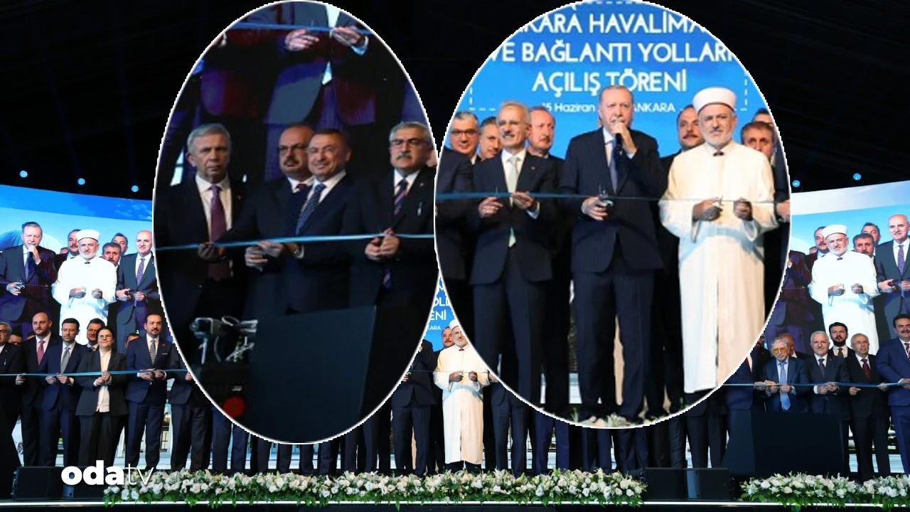 Erdoğan ve Yavaş birlikte kurdele kesti
