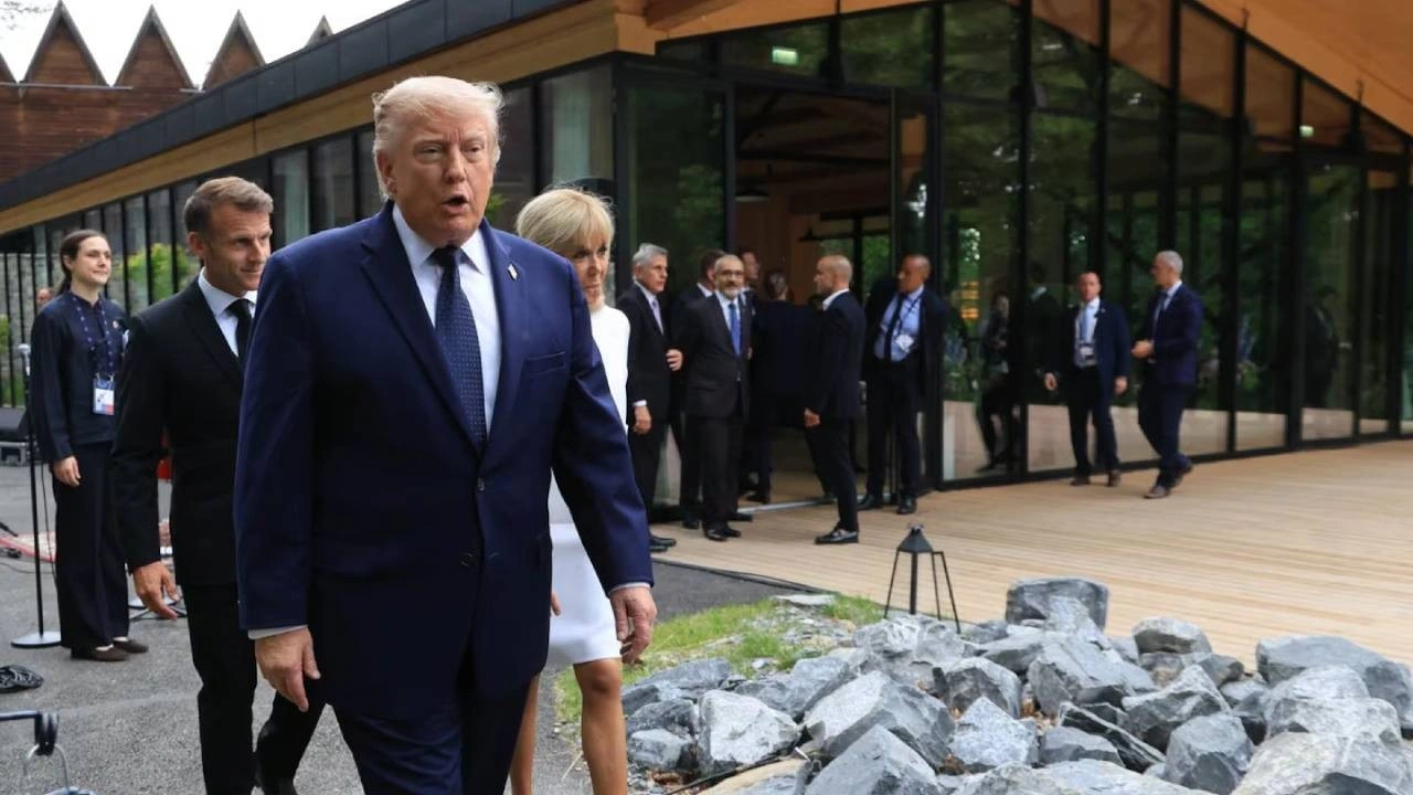 Toplantıya gecikti, odaya "Patron benim" dedi! Trump'tan G7 Zirvesi'ne damga vuran sözler