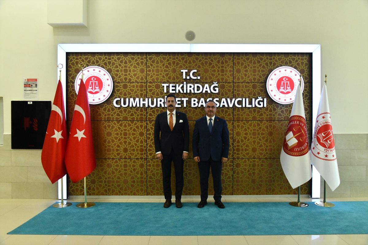 Tekirdağ Valisi Soytürk'ten Başsavcı Yücel ve Komisyon Başkanı Obut'a ziyaret