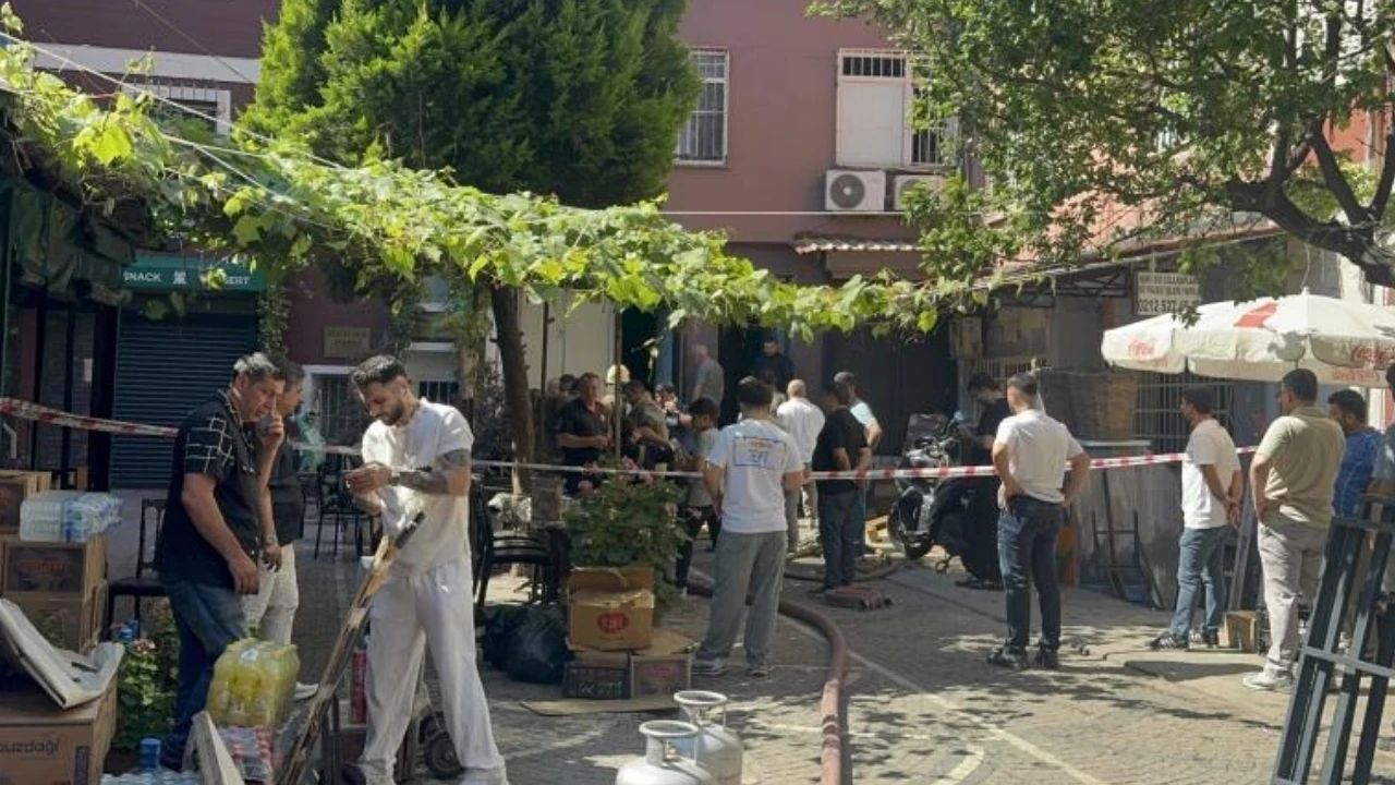 İstanbul'da tekstil atölyesinde korkutan yangın