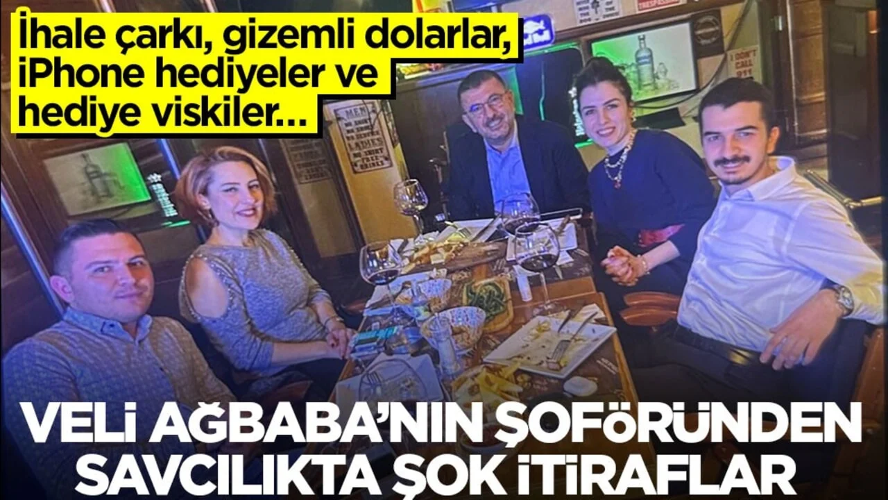 İhale çarkı, gizemli dolarlar, iPhone hediyeler ve hediye viskiler… Veli Ağbaba’nın şoföründen savcılıkta şok itiraflar