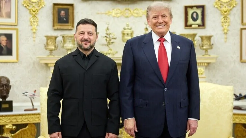 ABD Başkanı Trump, Ukrayna Devlet Başkanı Zelenskiy ile Beyaz Saray'da görüştü