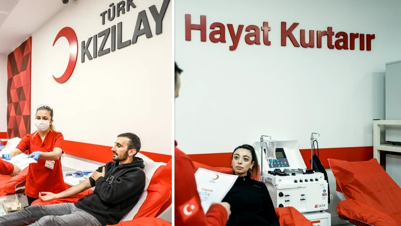 Kızılay’a yılın ilk 5 ayında 1,2 milyon ünite kan bağışı yapıldı