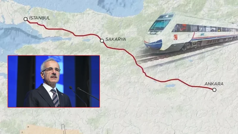 Bakan Uraloğlu müjdeyi verdi: Ankara-İstanbul arası süper hızlı tren geliyor