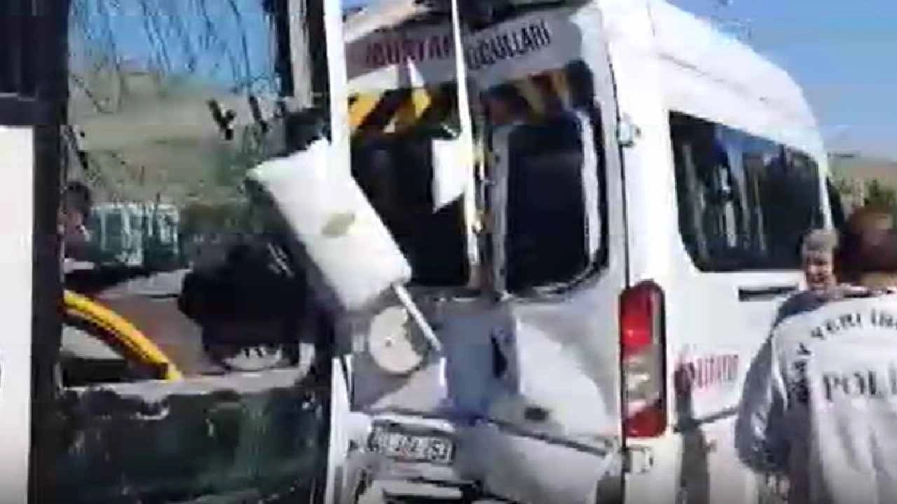 Son dakika | Kırşehir'de feci kaza! İşçi servisleri çarpıştı