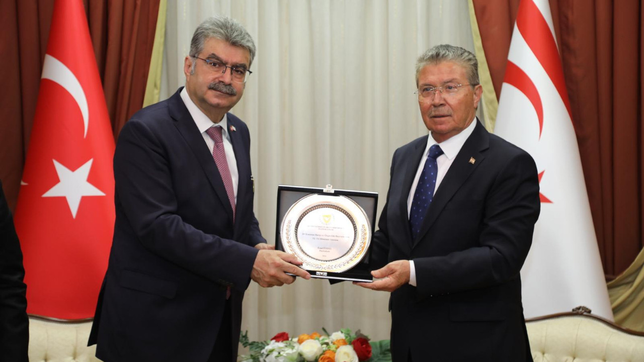 KKTC Başbakanı Ünal Üstel TBMM heyetini kabul etti