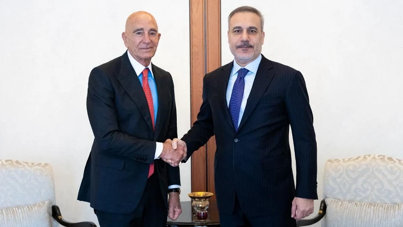Ankara'da diplomasi trafiği: Bakan Fidan, ABD'li Büyükelçi Barrack'ı kabul etti