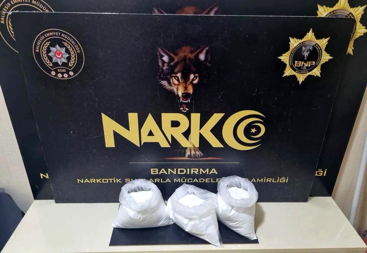 Bandırma'da narkotik operasyonu: 6 tutuklama