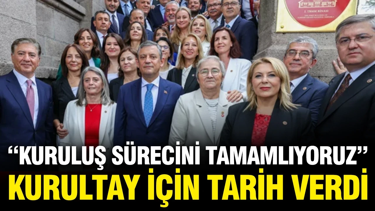 Yeni Parti kurultay için tarih verdi
