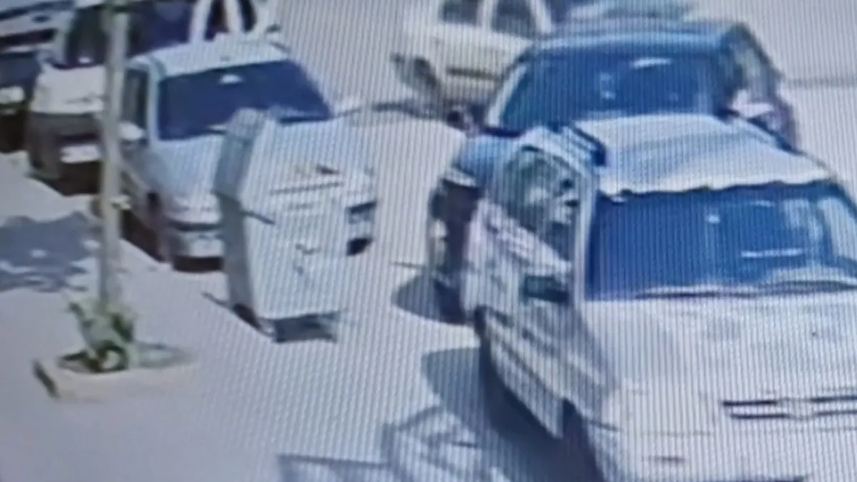 Çorum'da otomobil ile motosiklet çarpıştı… Kaza anı kamerada