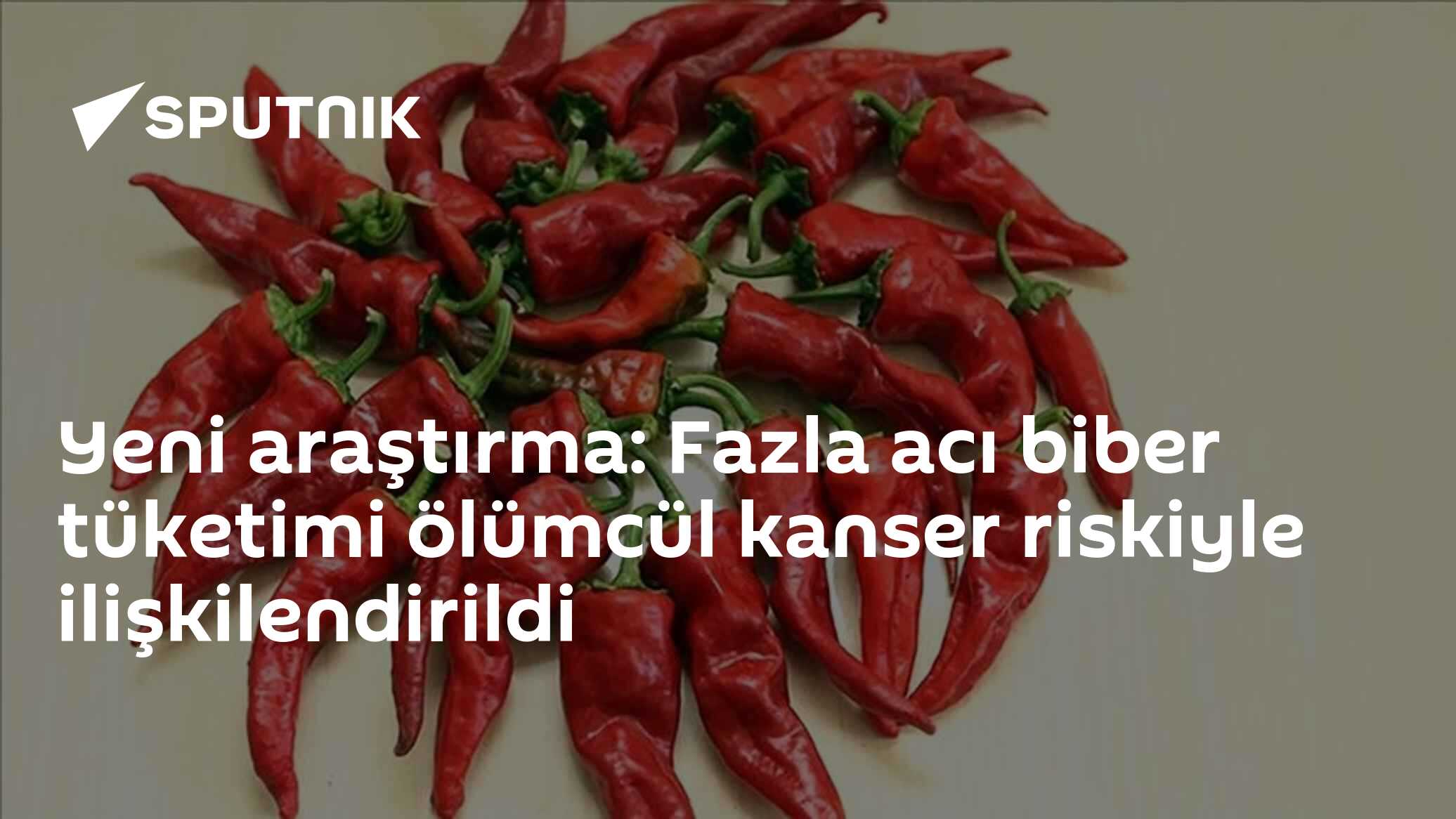 Yeni araştırma: Fazla acı biber tüketimi ölümcül kanser riskiyle ilişkilendirildi