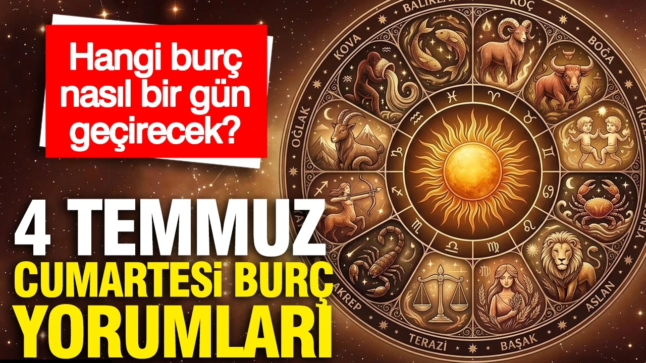 4 Temmuz Cumartesi günlük burç yorumları: Hangi burç nasıl bir gün geçirecek?