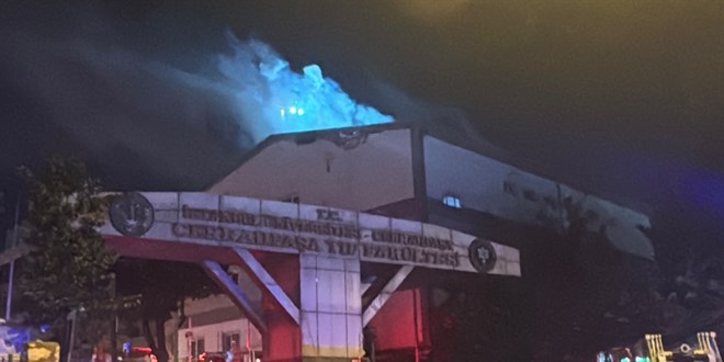 Cerrahpaşa Diş Hekimliği Fakültesi binasında yangın