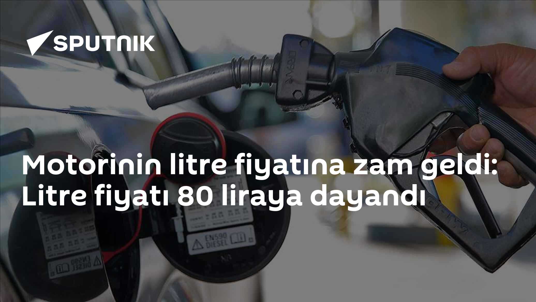 Motorinin litre fiyatına zam geldi: Litre fiyatı 80 liraya dayandı